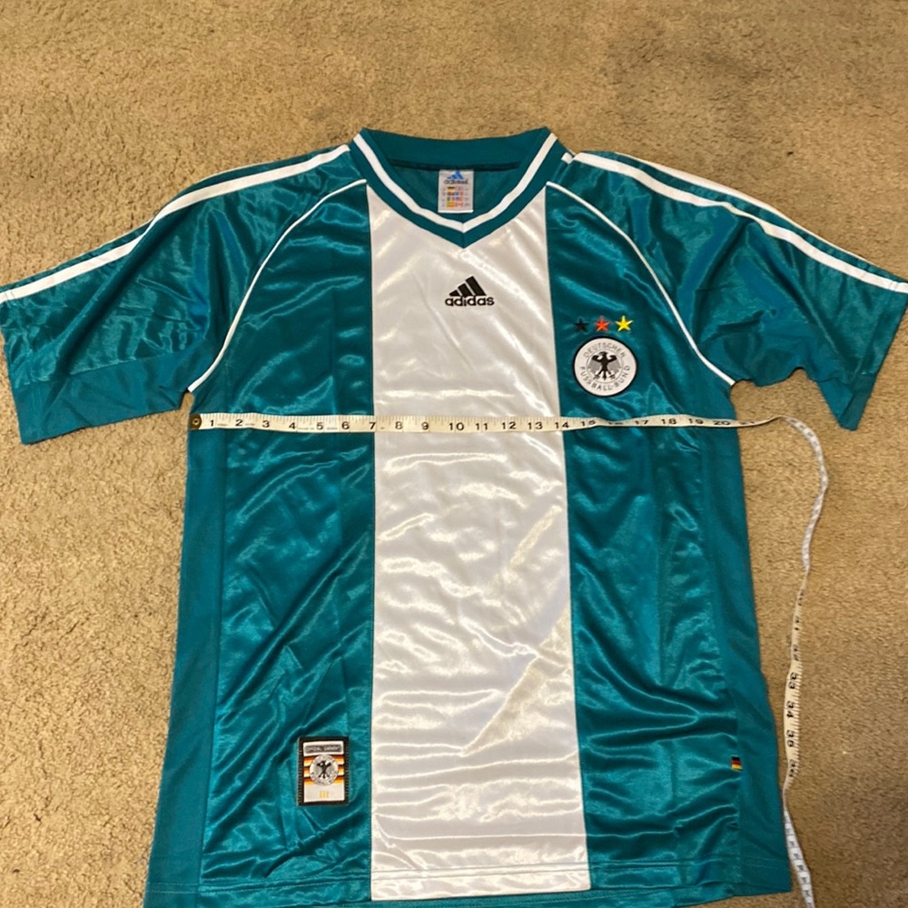 Retro Vintage German Adidas Soccer Futbol Jersey